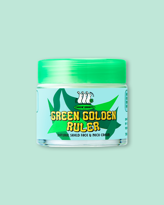 Green Golden Ruler Facial Moisturizer Chasin’ Rabbits 